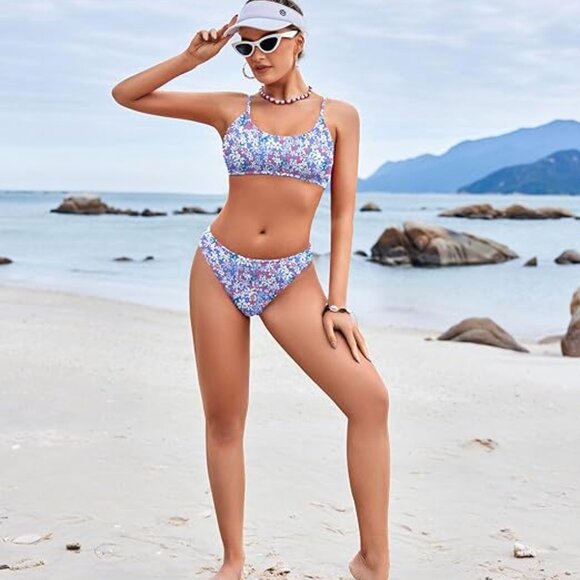 AI'MAGE Womens Two Piece Bikini Set - Picture 1 of 5